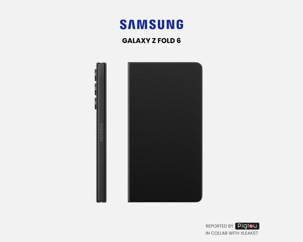 三星 Galaxy Z Fold6 手機專利渲染：更薄、更寬、更穩、更可靠