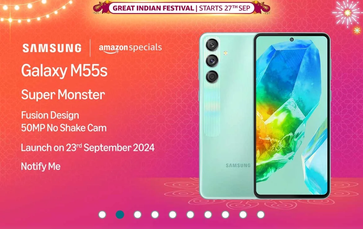 @ʾ 9  23 ӡƳ Galaxy M55s ֙CַŔԁRdN