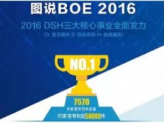 圖說京東方2016年DSH三大核心事業全面發力