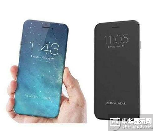 iPhone8: OLED曲面屏+分屏設計, Home鍵依然存在?