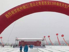 杭州錦江/昆山奇美之西安2.5M偏光片產線開工了