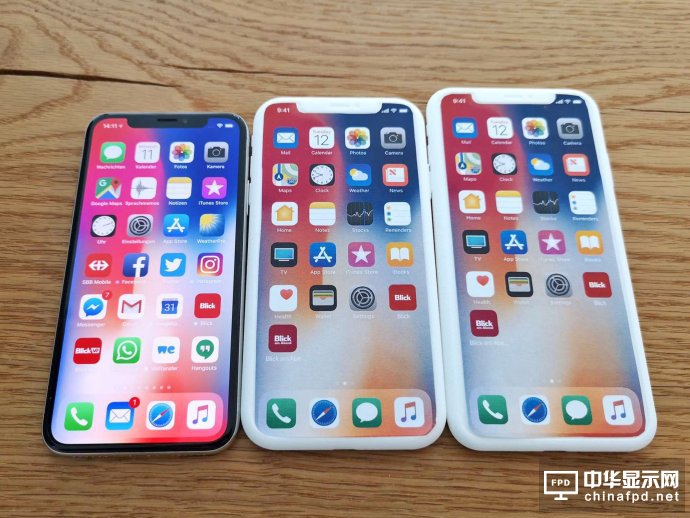 蘋果新三件套或全部用上全面屏