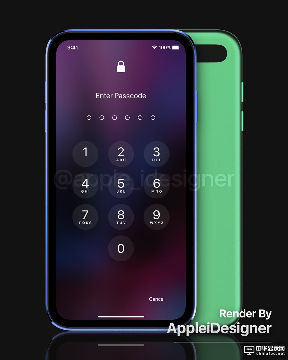 對，我想要的真·全面屏iPhone就像這個樣子